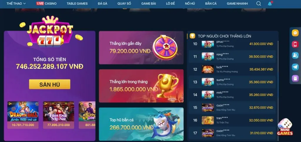 Bàn chơi Blackjack tại 789b chính thức